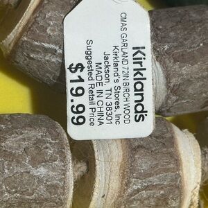 Christmas wooden beads